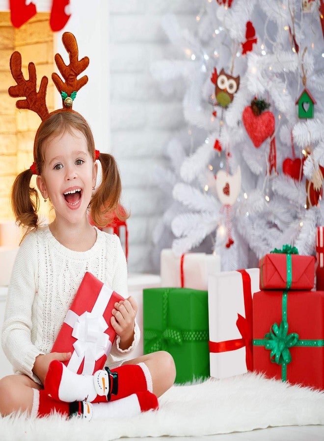 MIAHART 60 Christmas Tissue Paper Sheets 50 * 35cm Christmas Wrapping Paper for DIY and Craft Gift Bags Decorations (Red, Green, and White) - Image 2